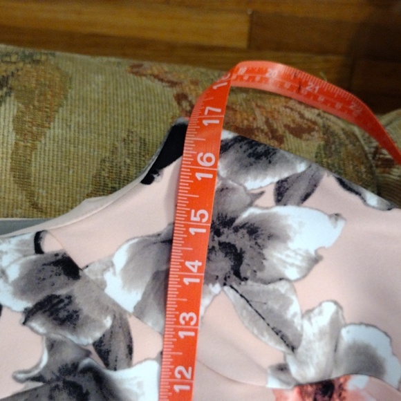 EUC db established 1962 Floral Pink Black and Grey Dress - Picture 13 of 13